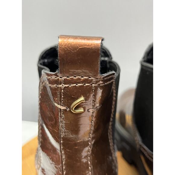 Circus NY Women's Darielle Ankle Boot Chesnut Crackled Womens size 6.5 - Picture 6 of 11